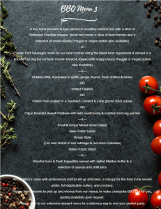 bbq menu 3 no price